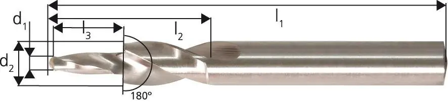 GÜHRING Kurzstufenbohrer HSS180G.M10 DL | M10 | 23 mm | 11 x 18 mm | 62 x 123 mm | 1411152 Solange Der Vorrat Reicht