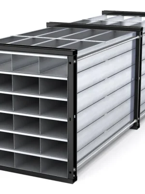 Direktkauf RR Industrietechnik Wabenregal Typ RWR-24/3 RAL 2004 | 24 ( 4x6) | Rahmen RAL 2004 reinorange | 1000x3000x1000 mm | 130200051