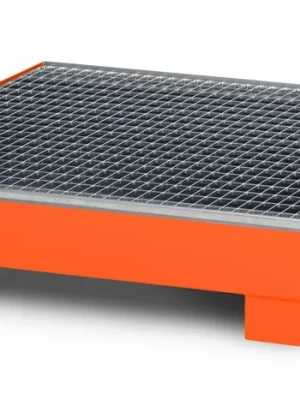 Aktuell RR Industrietechnik Auffangwanne Typ RWG-4 RAL 2004 | RAL 2004 reinorange | Für 4x 200 Liter Fass | 1200x1200x270 mm | 110000099