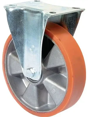 Top-Seller Bockrolle 200mm 600kg Guß-PUR 138x110mm Alu.BS ROLLEN