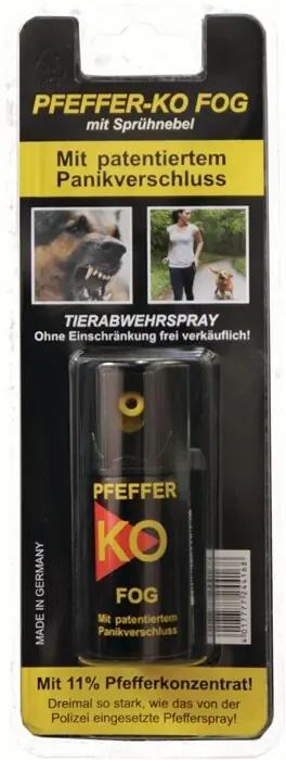 Schnäppchen BAAK Tierabwehrspray PFEFFER-KO FOG 40 ml mit Gürtelclip Spraydose BALLISTOL, Menge 6 Stk