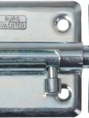 Preis Gesenkt Grendel-Riegel L.50mm B.40mm Stahl verzinkt BURG-WÄCHTER, Menge 10 Stk