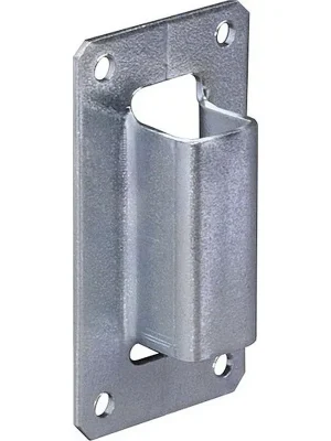 Begrenztes Angebot Stangenschlaufe für Treibriegelstange 16mm Stahl gelb chroma.DENI