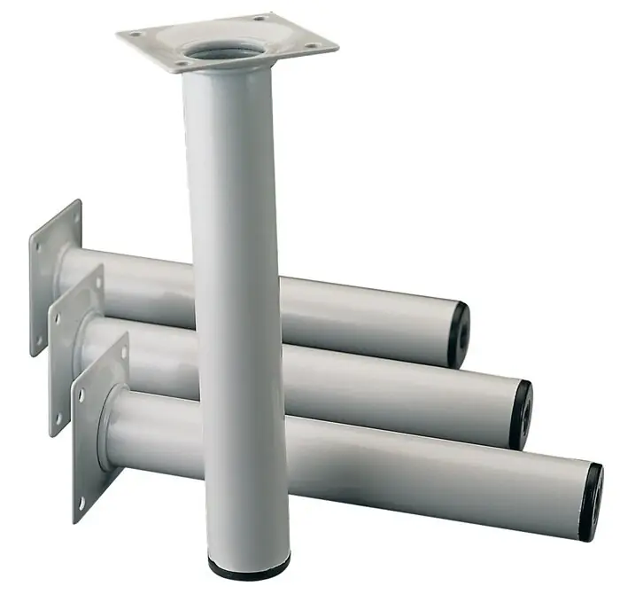 DIY Möbelfuß weiß 30mm H.250mm Platte ELEMENT SYSTEM, Menge 4 Stk Bestpreis