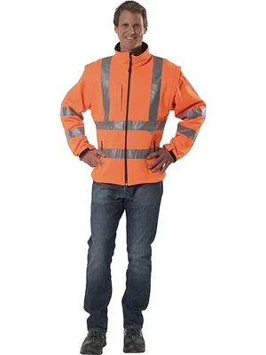 Asatex Warnschutz-Softshelljacke Gr.M orange PREVENT Neue Ware