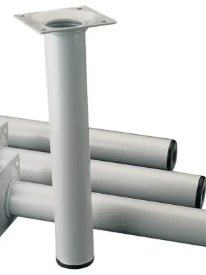 DIY Möbelfuß weißalu.30mm H.200mm Platte ELEMENT SYSTEM, Menge 4 Stk Beliebt