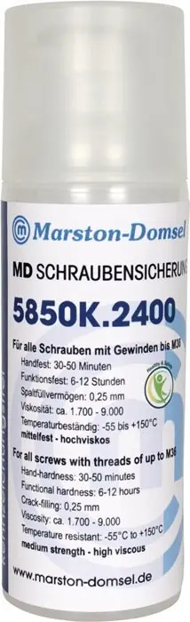 Letzte Chance Marston-Domsel Schraubensicherung 50g mf.hochvikos blau Pumpdosierer MARSTON, Menge 20 Stk