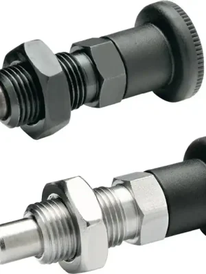 Otto Ganter Rastbolzen GN 817 d1 8mm d2 M16 x 1.5mm l1 12mm Stahl. ohne Rastsperre. mit Kontermut., Menge 5 Stk Begrenztes Angebot