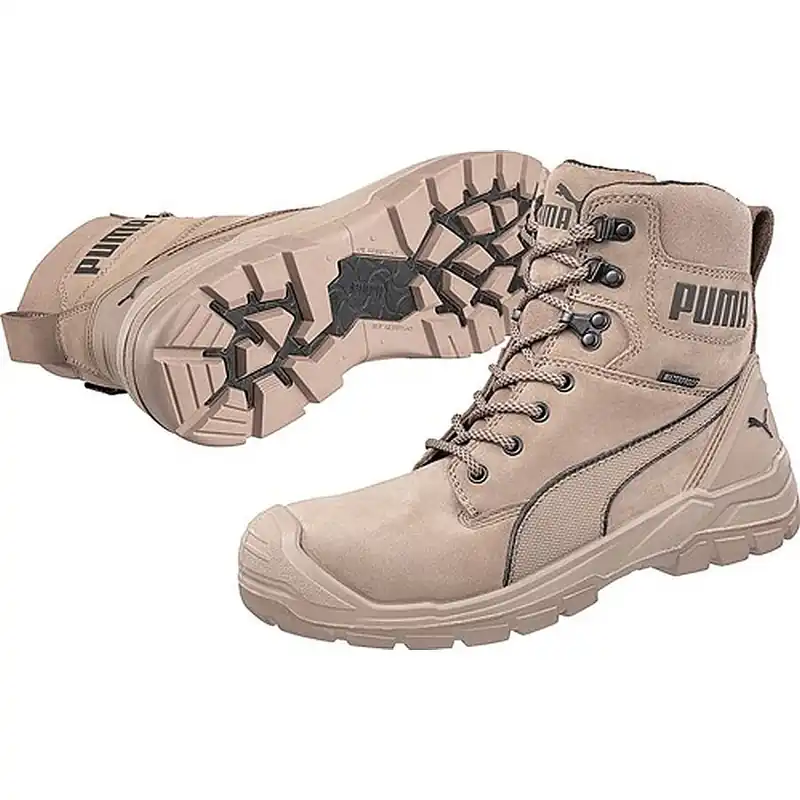 ISM Sicherheitsstiefel CONQUEST STONE HIGH Gr.42 stone S3 CI HI HRO SRC DIN EN20345 Highlight