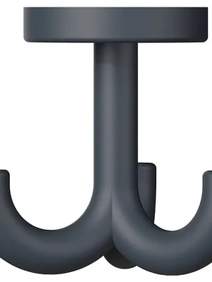Angebot Handtuchhaken 477 drehb.H.70mm B.75mm L.75mm PA ma 92 grau Ø50mm HEWI