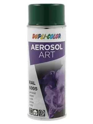 Direktkauf European Aerosols Buntlackspray AEROSOL Art moosgrün glänzend RAL 6005 400ml Spraydose, Menge 6 Stk