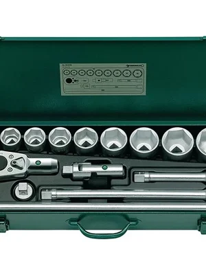 Begrenztes Angebot Steckschlüsselsatz 55/9/6N 15-tlg.3/4 Zoll SW 32-60mm Z.36 6KT STAHLWILLE