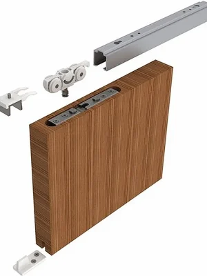 Super-Preis Woelm Schiebesyst.73 ME-V 80kg 1300mm EV1 elox.HLT ab 20mm Kompletts.