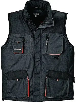 Terrax Weste Gr.XXL dunkelgrau/schwarz/orange TERRATREND Neue Kollektion