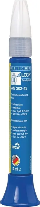Preisreduziert Schraubensicherung WEICONLOCK AN 302-43 10ml blau Pen WEICON, Menge 30 Stk
