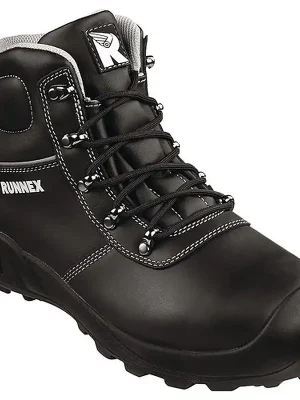 BIG Arbeitsschutz Sicherheitsstiefel TeamStar 5310 Gr.41 schwarz/grau S3 SRC EN20345 Leder RUNNEX Kracherpreis