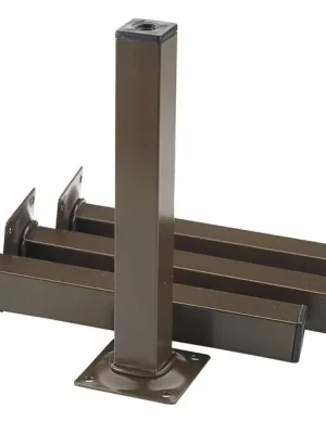 Nur Für Kurze Zeit DIY Möbelfuß verchromt 25x25mm H.200mm Platte 4 St./Set ELEMENT SYSTEM, Menge 4 Stk