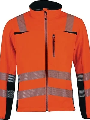 Asatex Warnschutz-Softshelljacke Prevent Trendline Gr.XXL orange/schwarz Nur Heute