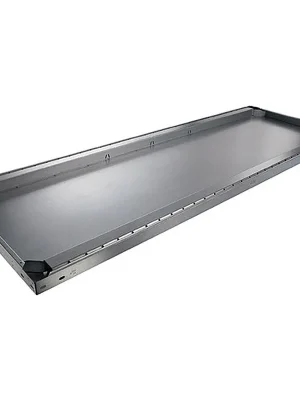 Fachboden B1700xT500mm Tragfähigkeit 200kg Stahl silber verzinkt für Großfachregal 2St./VE META Finale Aktion