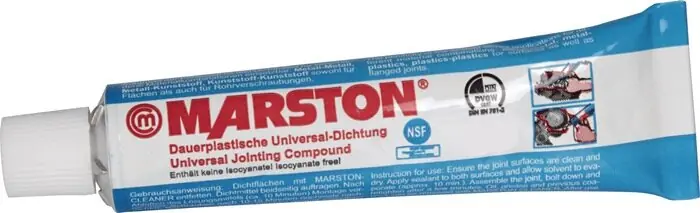 Marston-Domsel Universaldichtmasse rot 20g Tube MARSTON, Menge 10 Stk Geprüft