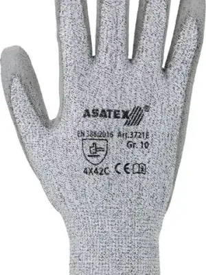Asatex Schnittschutzhandschuhe Gr.9 grau/grau EN 388 PSA II 10 PA, Menge 10 Stk Preiswert