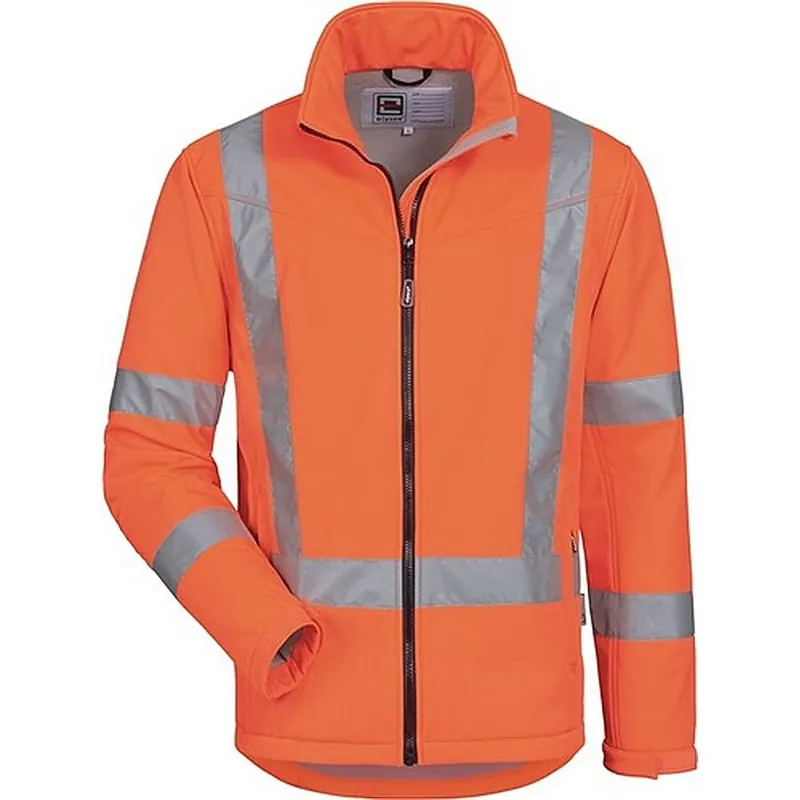 Feldtmann Warnschutz-Softshelljacken Wilmer Gr.L orange ELYSEE Letzte Chance