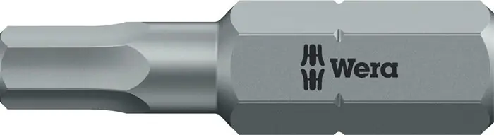 Bit 840/1 Z 1/4 Zoll 1.5mm L.25mm zähhart.HEX-Plus WERA, Menge 10 Stk Neu