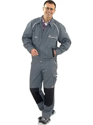 Bundjacke Canvas 320 Gr.56 grau/schwarz PLANAM Letzte Chance