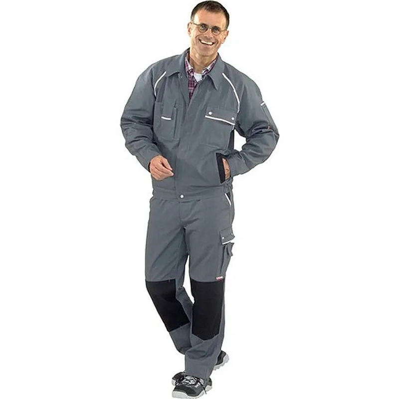 Bundjacke Canvas 320 Gr.56 grau/schwarz PLANAM Letzte Chance