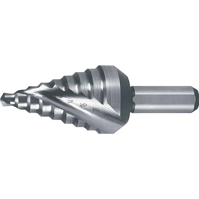 Stufenbohrer Bohrber.4-20mm HSS Spiralnut Z.2 Stufen 9 RUKO Saisonangebot