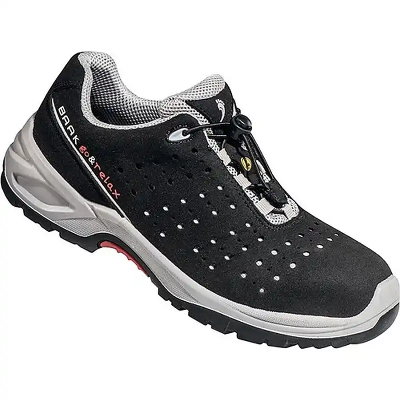Sicherheitsschuh Henk Gr.46 schwarz/grau Mikrofaser S1P SRC ESD EN20345 Baak Angebot