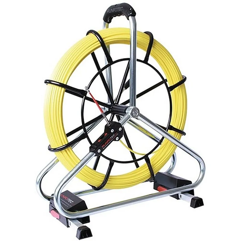 Direktkauf Runpotec Glasfaserstab Profiset Band-L.60m Biege-R.168mm Kabel-Ø6mm