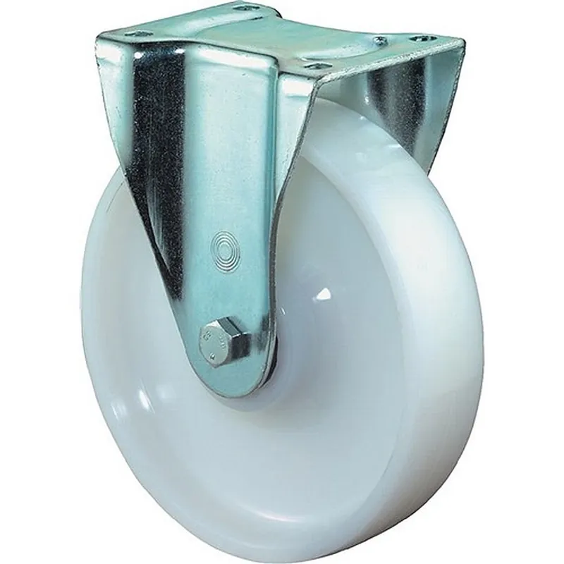Schwerlast-Bockrolle Ø125mm Tragfähigkeit 700kg Kunststoff Platte L135xB110mm BS ROLLEN Sale