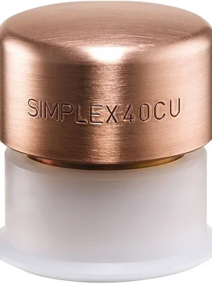 Top-Seller Schonhammerkopf SIMPLEX Kopf-Ø40mm Kupfer mit Kunststoffhülse hart HALDER