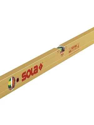Super-Preis Wasserwaage AZ 120cm Alu.gold 0.5 mm/m SOLA