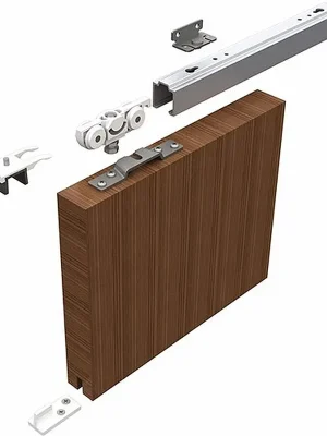 Garantierte Lieferung Woelm Schiebesyst.73 80kg 1300mm EV1 elox.HLT ab 20mm Kompletts.