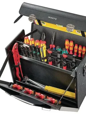 Schneller Versand Parat Solutions Werkzeugtasche NEW CLASSIC KingSize Plus B460xT210xH340mm 33l Rindsleder/HDPE