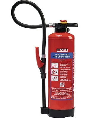 Preisknaller Wasserfeuerlöscher WKL 9 PRO 9l Aufladegerät Brandkl.27 A mit Wandh.GLORIA
