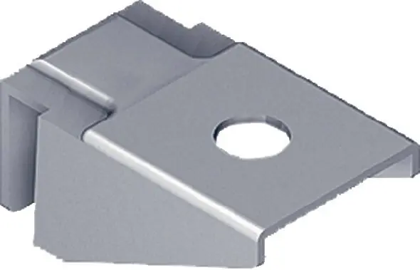 DIY Aufsteckhalter 11604 Ausführung eins. Stahl vernickelt , Menge 2 Pk Sonderangebot