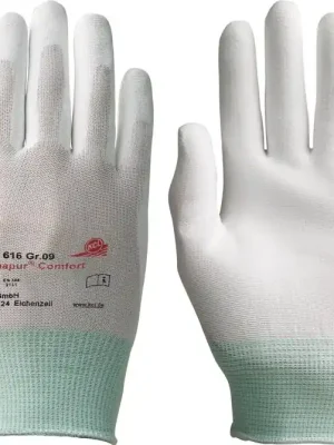 Billig KCL Handschuhe Camapur Comfort 616 Gr.9 weiß EN 388 PSA II 10 PA, Menge 10 Stk