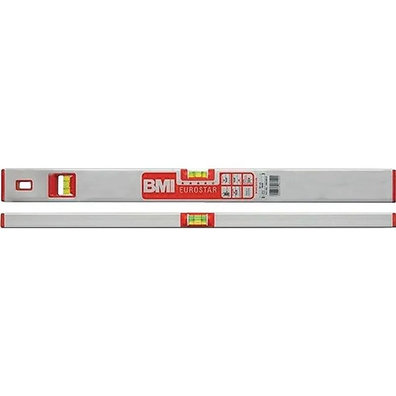 Schneller Versand Bayerische Maß-Industrie Arno Keller Wasserwaage EUROSTAR 690 E 150cm Alu.silber ± 0.5mm/m BMI
