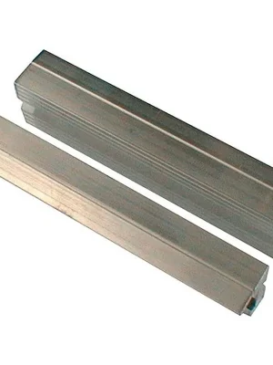 Expressversand Schraubstockschutzbacke 47/5 N für Backen-B.140mm Rillenprofil Alu.HAARHAUS