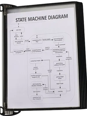 Wochenendangebot Tarifold Wandhalter 5 Sichttafeln PP schwarz mit Neodym-Magnetf.DIN A4