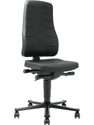 Interstuhl Arbeitsdrehstuhl Highline Rollen Integralschaum schwarz 450-600mm BIMOS Knallerangebot