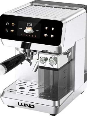 Kaffeevollautomat mit Milchaufschäumer, 1350W, 8 Programme, Edelstahl Top-Seller