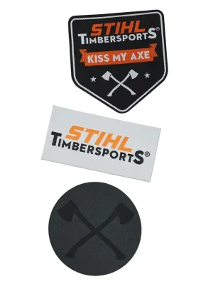 Silikon-Aufkleber 3er Set TIMBERSPORTS Online Kaufen