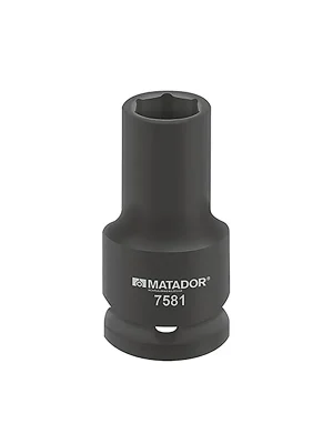 Abverkauf Kraft-Steckschlüssel-Einsatz, 6-kt., lang, 20 mm (3/4"): 41 mm, MATADOR Art.-Code: 75810410