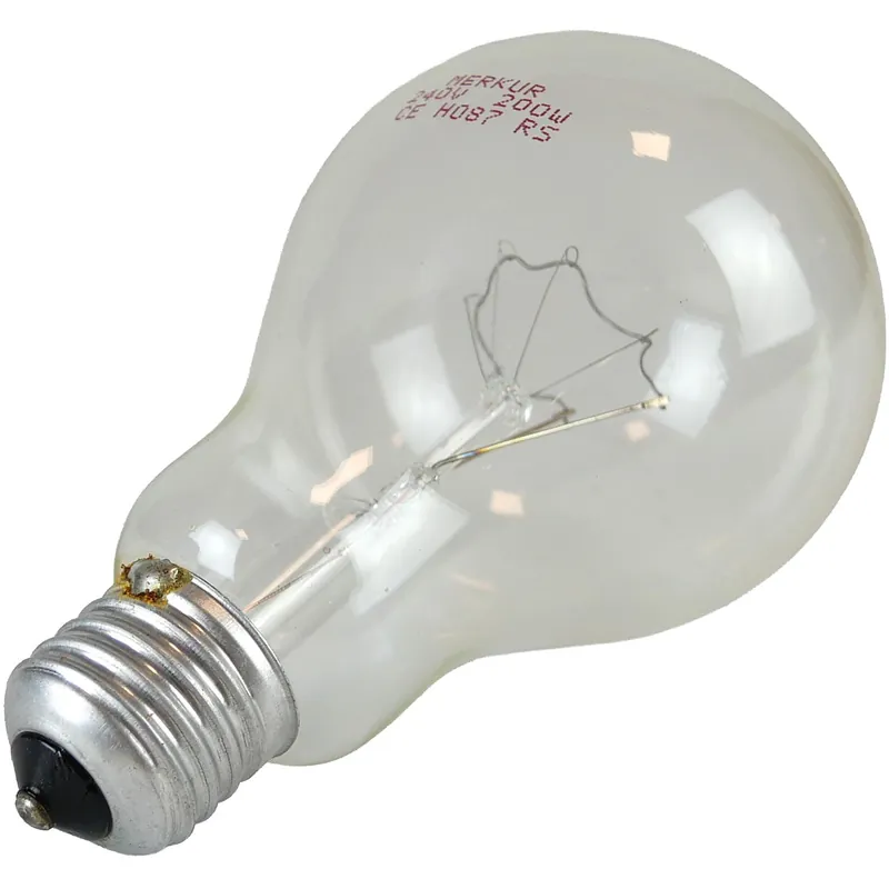 Wochenendangebot HW3000 Glühlampe 200W E27 klar dimmbar stoßfest warmweiß