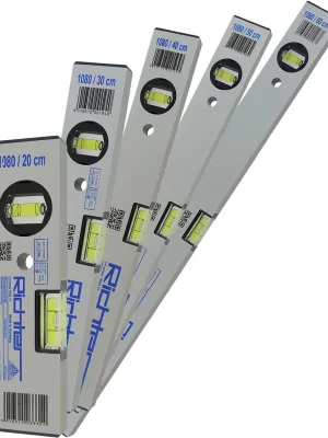 Highlight RICHTER Profi Wasserwaagen Set 20-60cm (5-teilig)