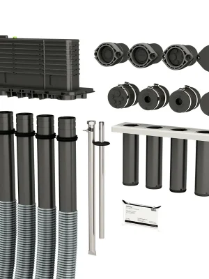 HAUFF MSH Basic FUBO BHP 6m Mehrsparten Bauherrenpaket für Gebäude ohne Keller Markenprodukt